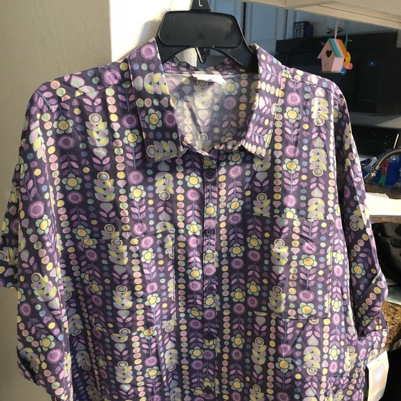 NWT Purple LulaRoe Amy (L) - Picture 1 of 3